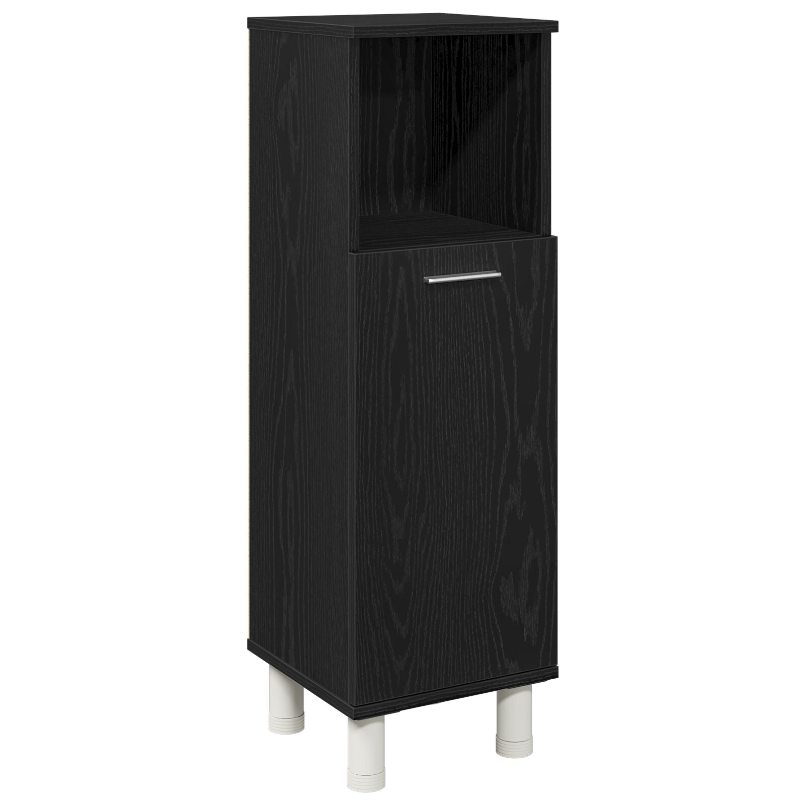 Juego de Muebles de Baño Conjunto de 3 Roble Negro V0356 Vetonek