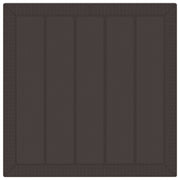 Juego de Comedor de Jardín Set de 3 Marrón Oscuro Polipropileno V6301 Vetonek