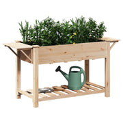 Macetero de Jardín con Estantes 155x59x76 cm de Madera Maciza de Pino V0630 Vetonek