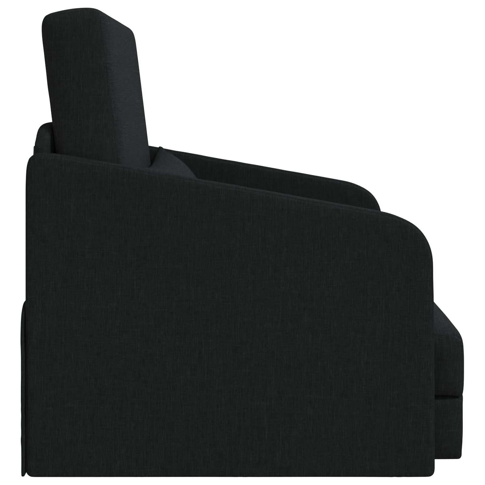 Sofá Cama Negro 2-en-1 65x80x83 cm V5593 Vetonek