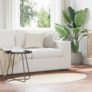 Alfombra  'HUARTE' de Pile Corto Suave y Lavable Crema 160 x 230 cm V5365 Vetonek