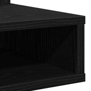 Armario Espejo LED en Roble Negro - 90x31.5x62 cm V1797 Vetonek
