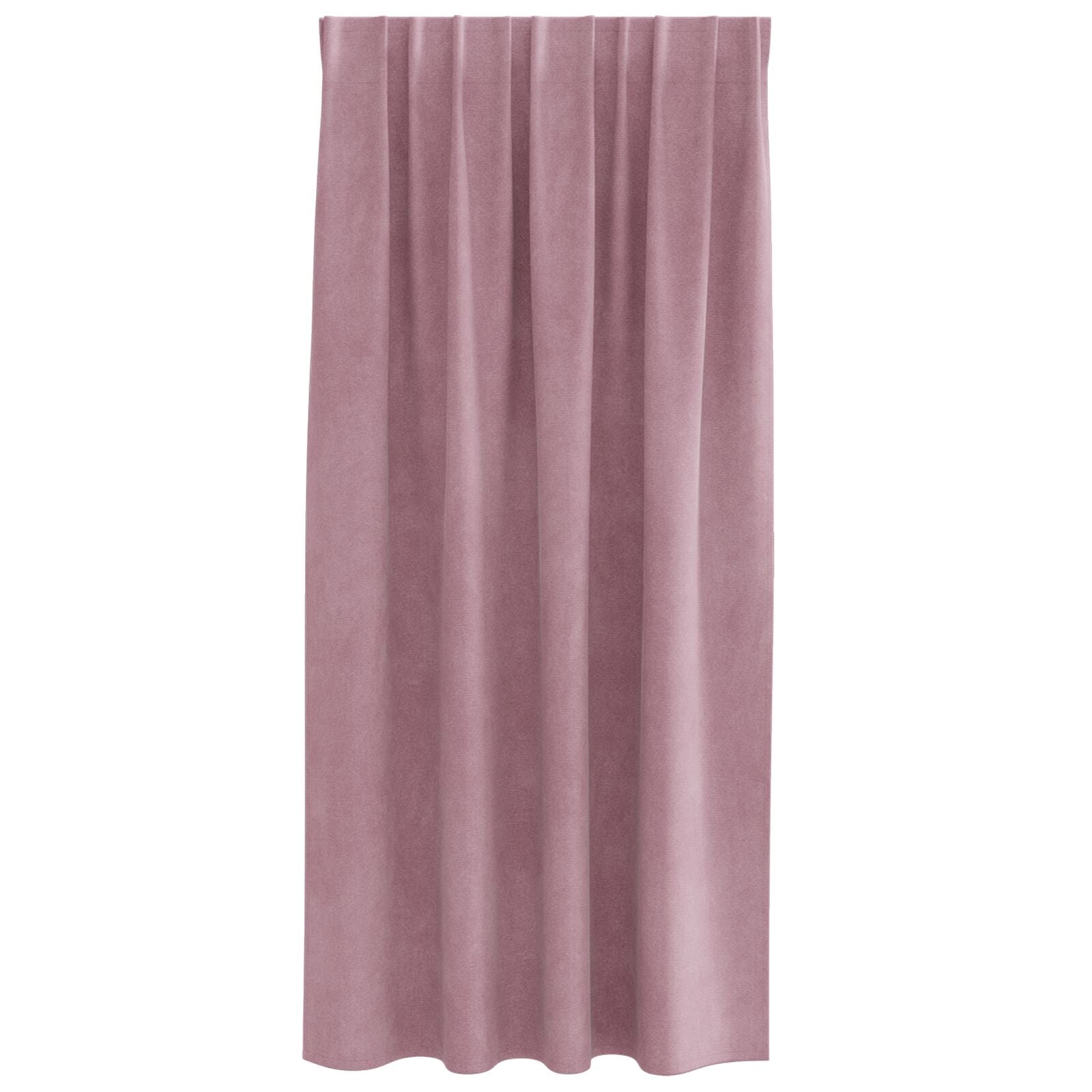 Blackout Curtains with Top Tape 2 Pieces Dark Pink Velvet V3358 Vetonek