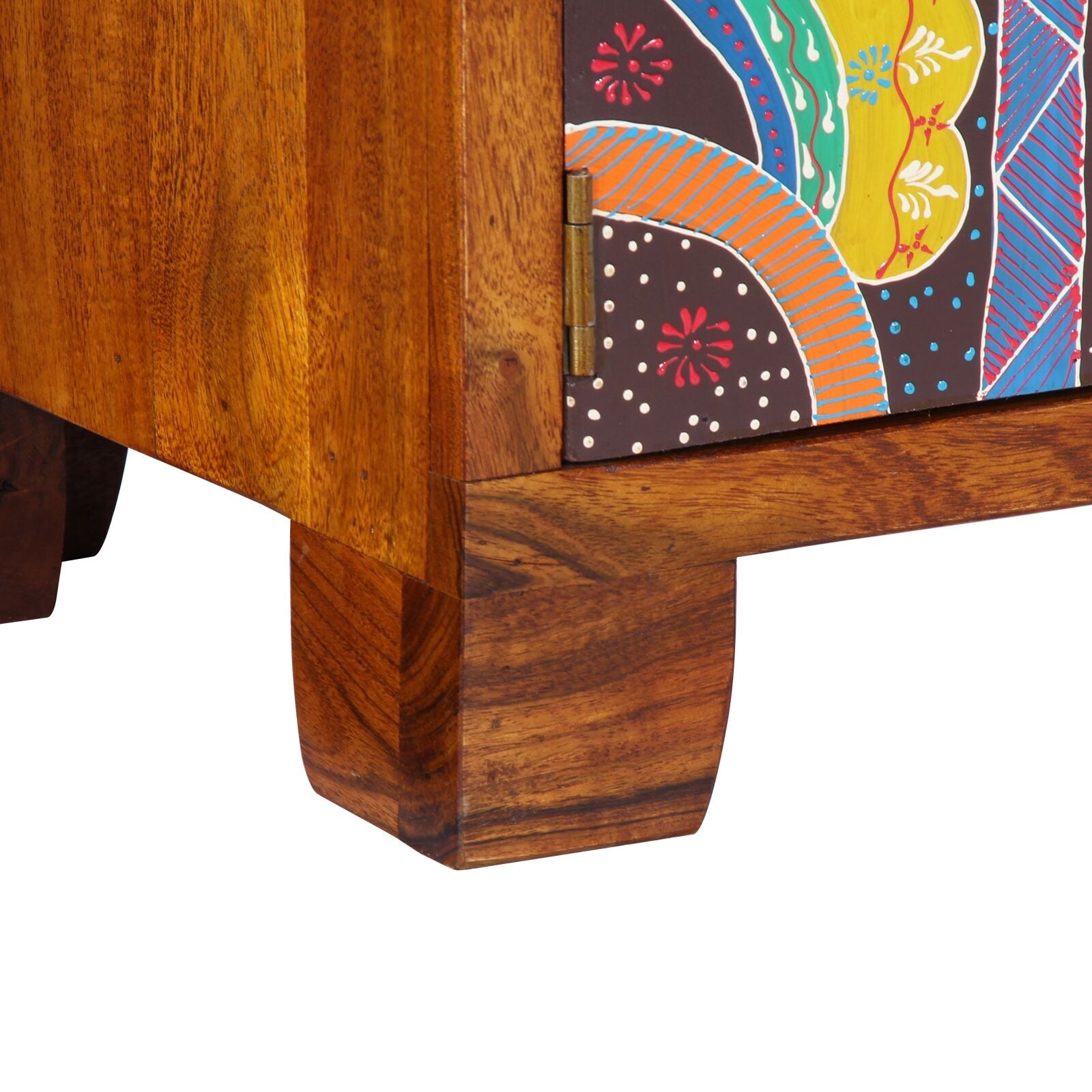 Armario para zapatos 90x35x55 cm de madera maciza de acacia V6145 Vetonek