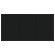 Set de Comedor de Jardín de 5 Piezas con Cojines Negras de Poliratán V5548 Vetonek