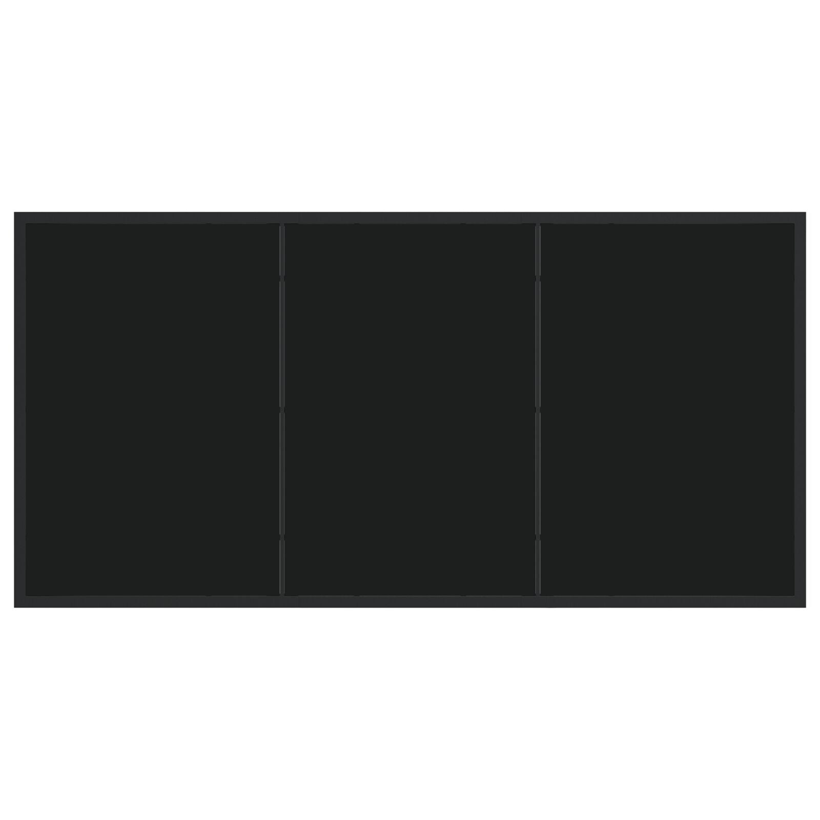 Set de Comedor de Jardín de 5 Piezas con Cojines Negras de Poliratán V5548 Vetonek