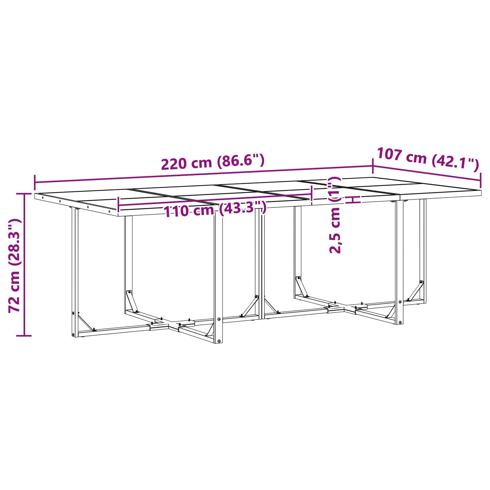 6 Piece Garden Dining Set with Steel Cushions and Synthetic Rattan V1590 Vetonek
