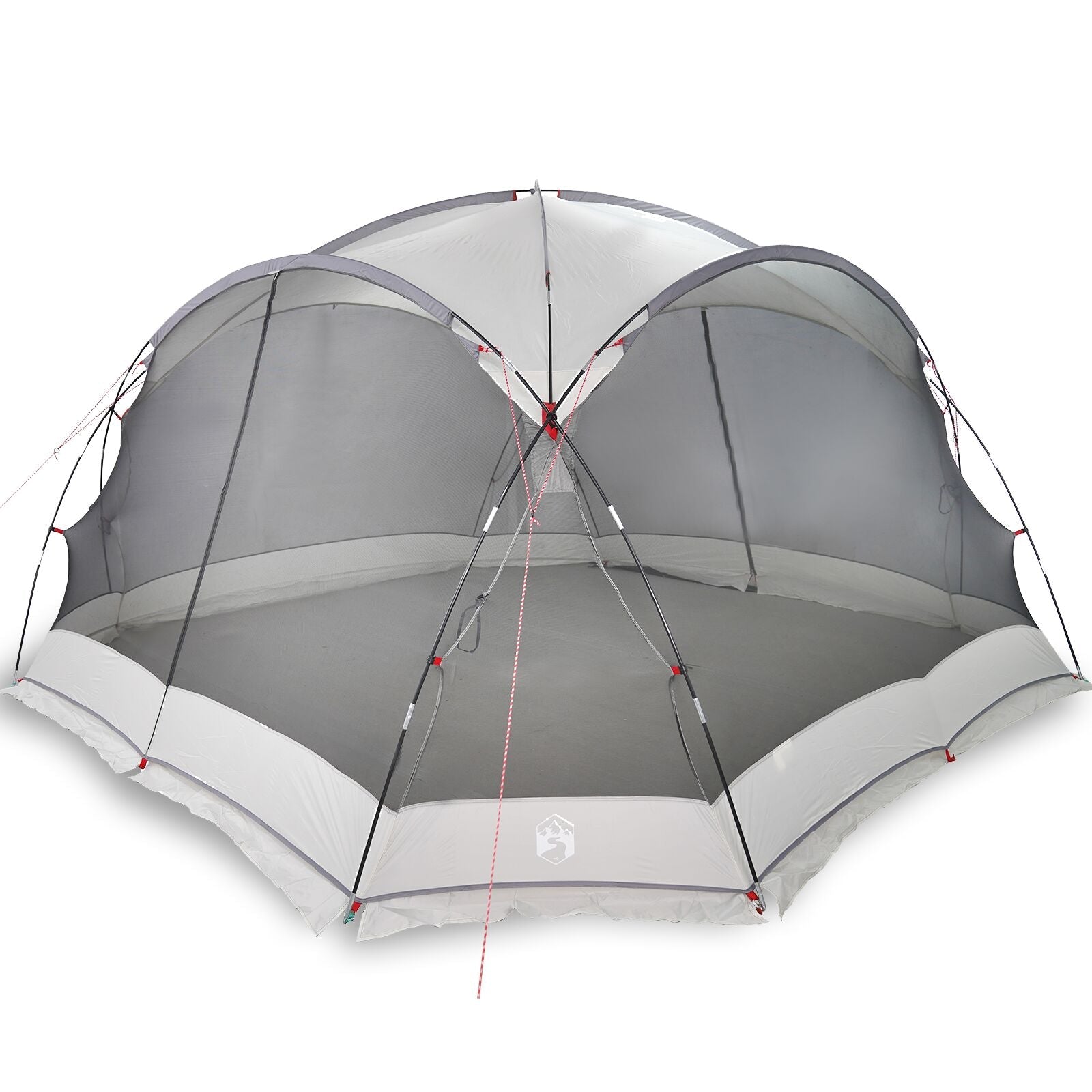 Camping Mosquito Net with Doors Gray for 8 People Waterproof V5049 Vetonek