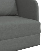 Sofá Cama de Piso  2-en-1 Gris Oscuro 65x80x83 cm Tela V5586 Vetonek