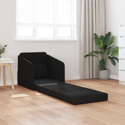 Sofá Cama Negro 2-en-1 65x80x83 cm V5593 Vetonek