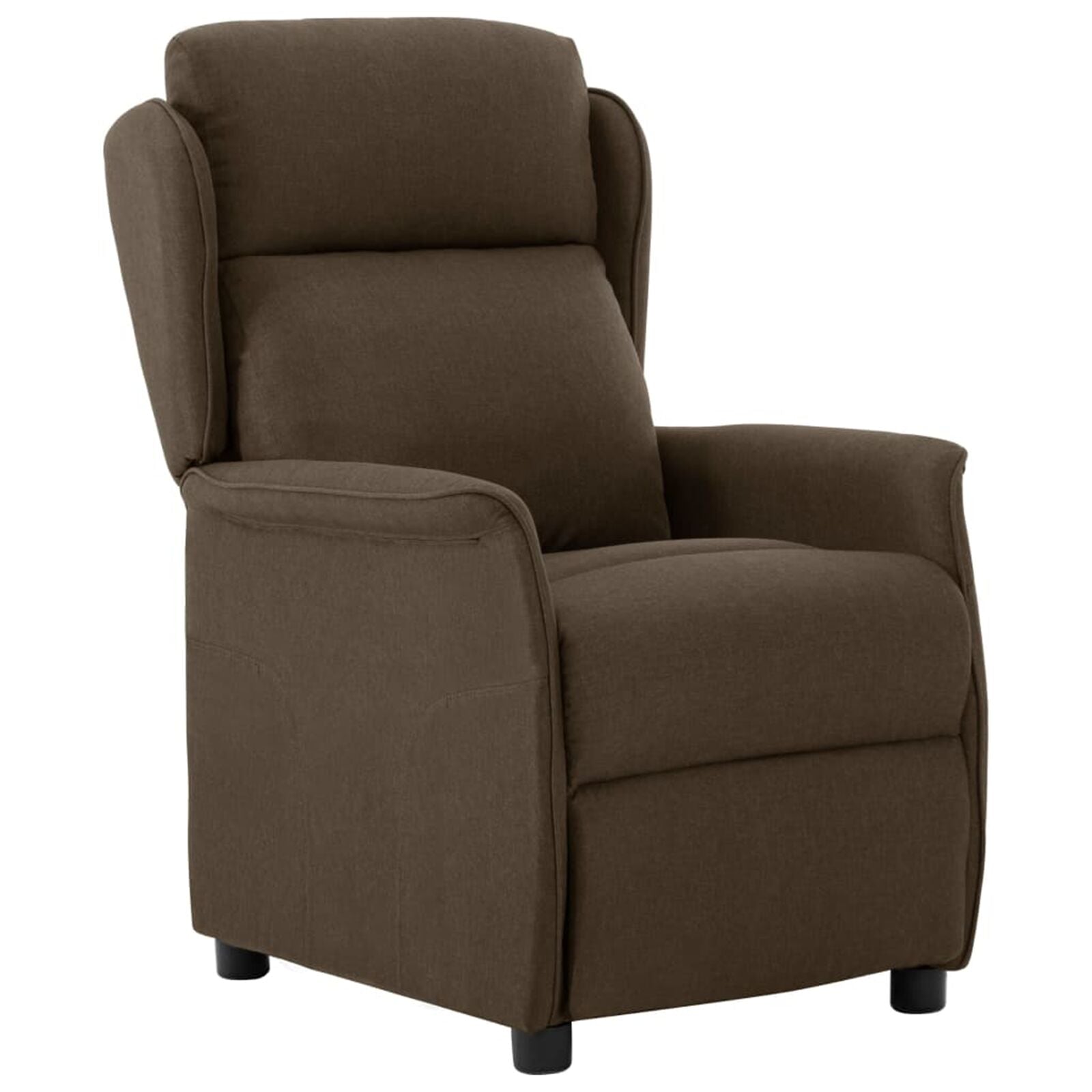Brown Recliner 67.5x93.5x101.5 cm Fabric V2008 Vetonek