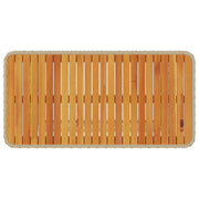 4 Piece Garden Dining Set with Beige Rattan and Acacia Cushions V0254 Vetonek