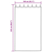 Blackout Curtains with Hanging Ties 2 pcs Wine Red Velvet V4027 Vetonek