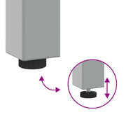 Banco de trabajo con puerta con cerradura Rojo 100x55x85 cm Acero V0001 Vetonek