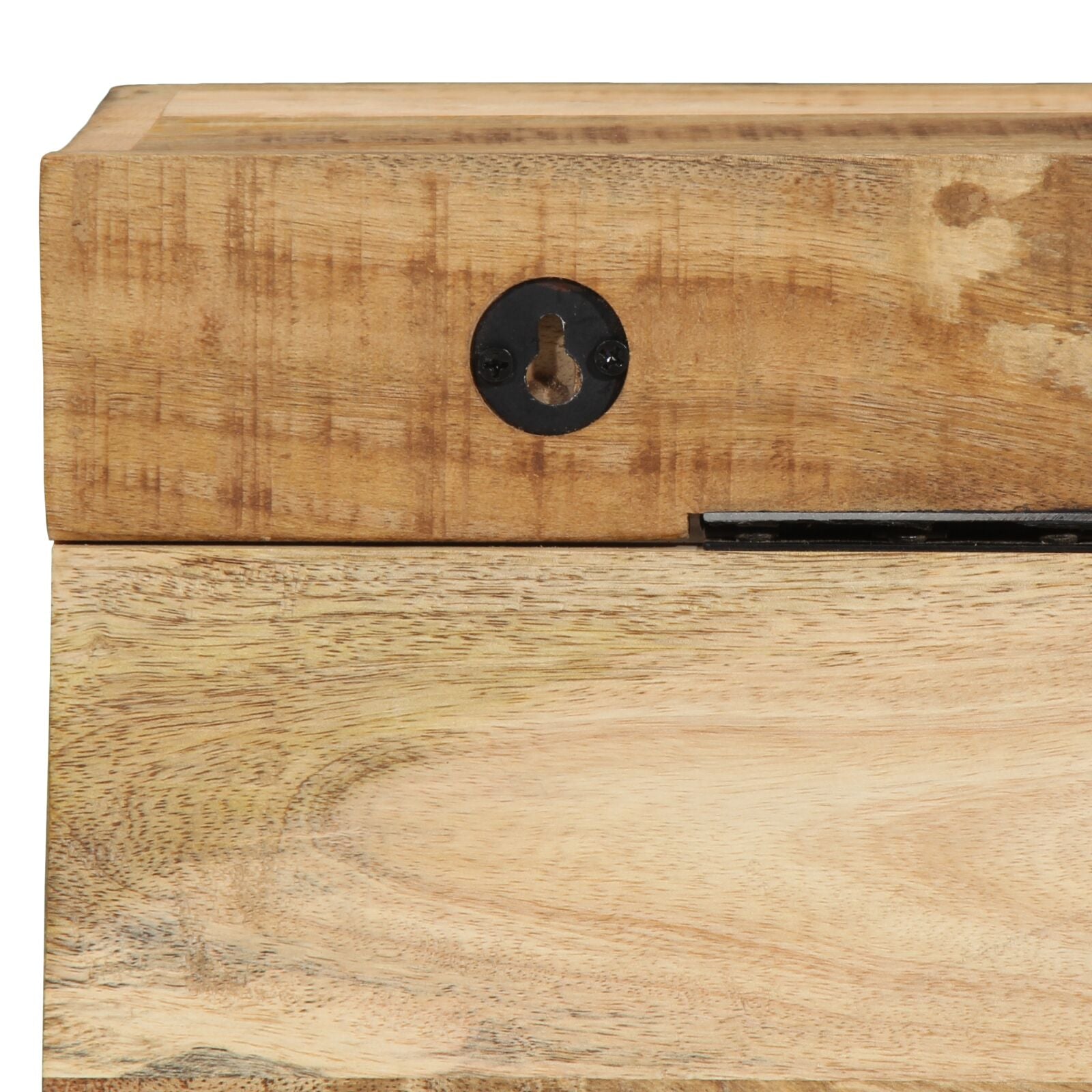 Appendiabiti da parete con legno massello di mango e ripiano in metallo V1872 Vetonek