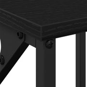 Tables de chevet 2 pcs Chêne noir 34x35,5x70 cm Bois travaillé V2923 Vetonek