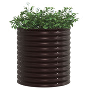 Huerto Elevado - Marrón 80x80x81 cm Acero Galvanizado V3658 Vetonek