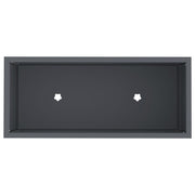 Jardinera Elevada 60x26x45 cm Acero Antracita V9739 Vetonek