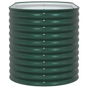 Huerto Elevado Verde 160x80x81 cm de Acero Galvanizado V3542 Vetonek