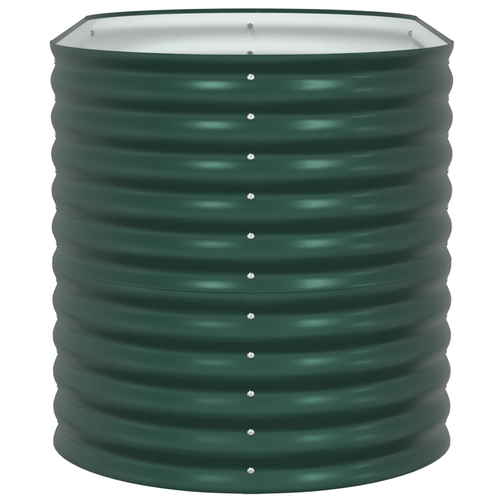 Huerto Elevado Verde 160x80x81 cm de Acero Galvanizado V3542 Vetonek