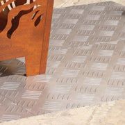 Assiettes en aluminium à carreaux 4 pièces antidérapantes 70x40 cm V7370 Vetonek