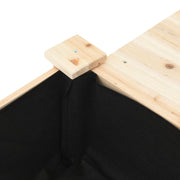 Macetero de Jardín con Estantes 155x59x76 cm de Madera Maciza de Pino V0630 Vetonek