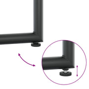 Set da pranzo da giardino 13 pezzi con cuscini in acciaio e Textilene V1552 Vetonek