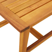 Mesa Lateral  45x45x40 cm Madera Maciza de Acacia V6456 Vetonek