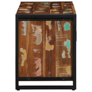 Multicolor shoe bench 100x40x50 cm Reclaimed wood V9751 Vetonek