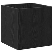 caja de jardinería en madera de roble negra 40x40x40 cm V1841 Vetonek
