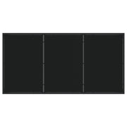 Conjunto de Comedor de Jardín  de 5 Piezas con Cojines Gris Poliratán V0169 Vetonek