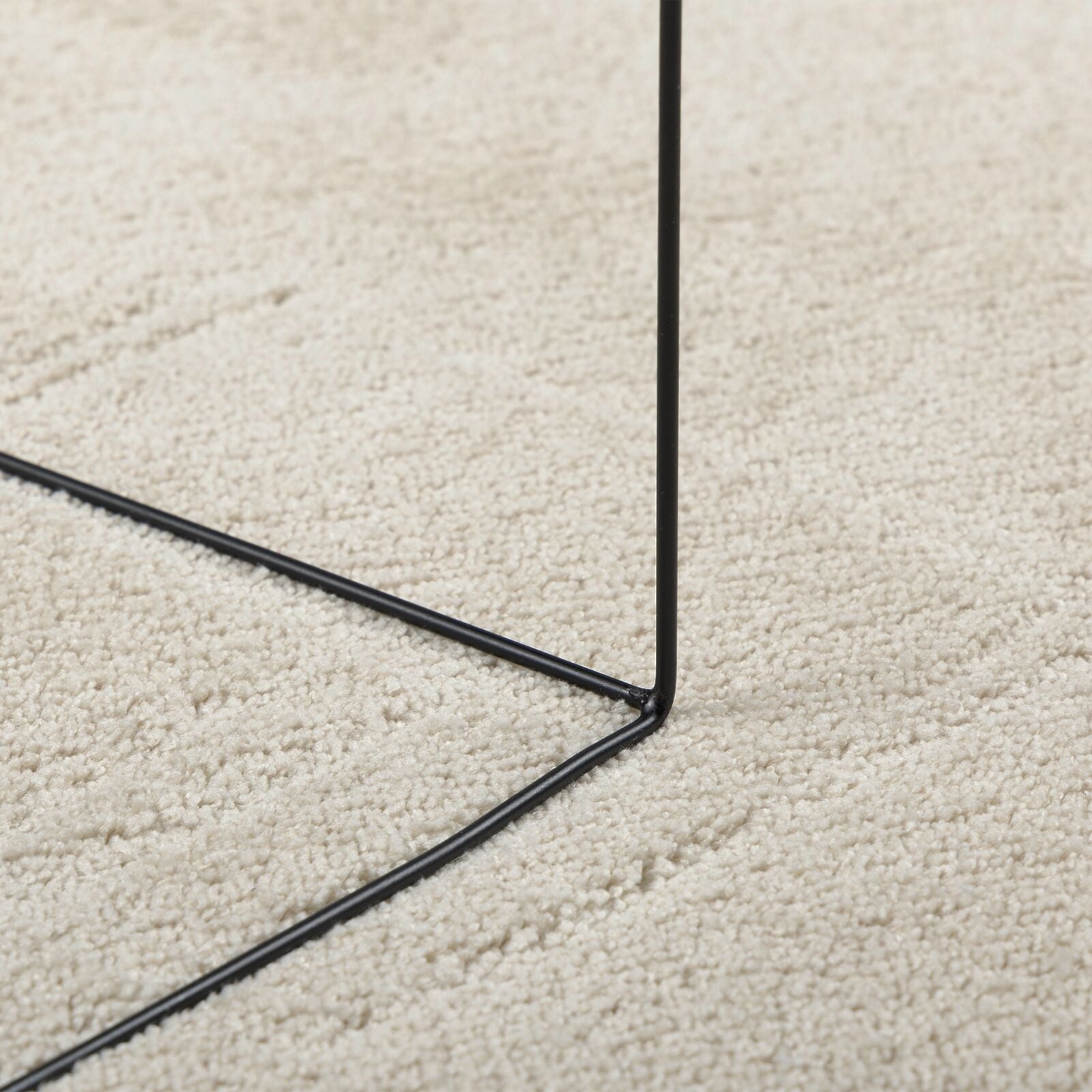 Alfombra de área  Beige 80x150 cm Antideslizante V5747 Vetonek