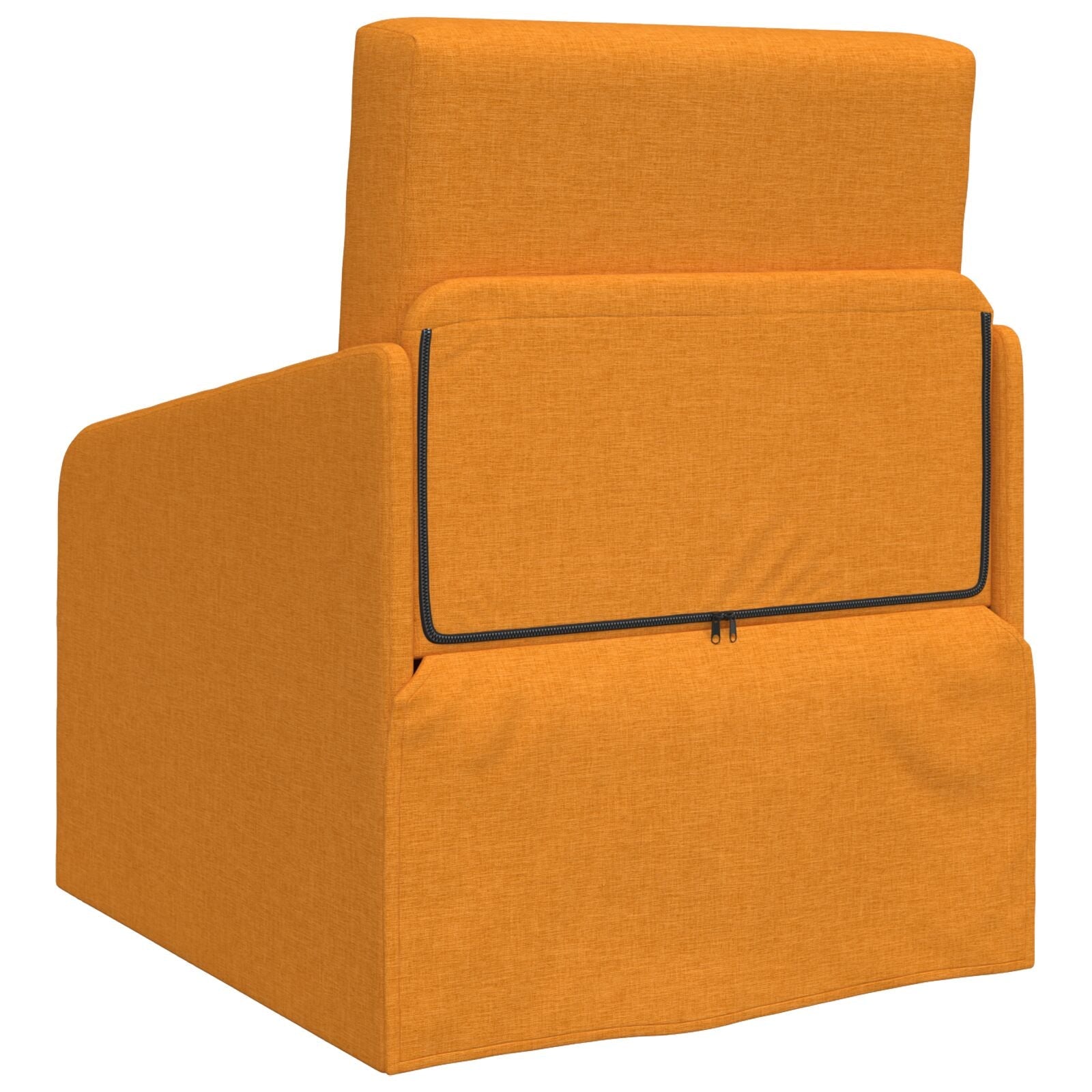 Sofá cama de suelo  2 en 1 Amarillo Oscuro 65x80x83 cm Tela V5654 Vetonek