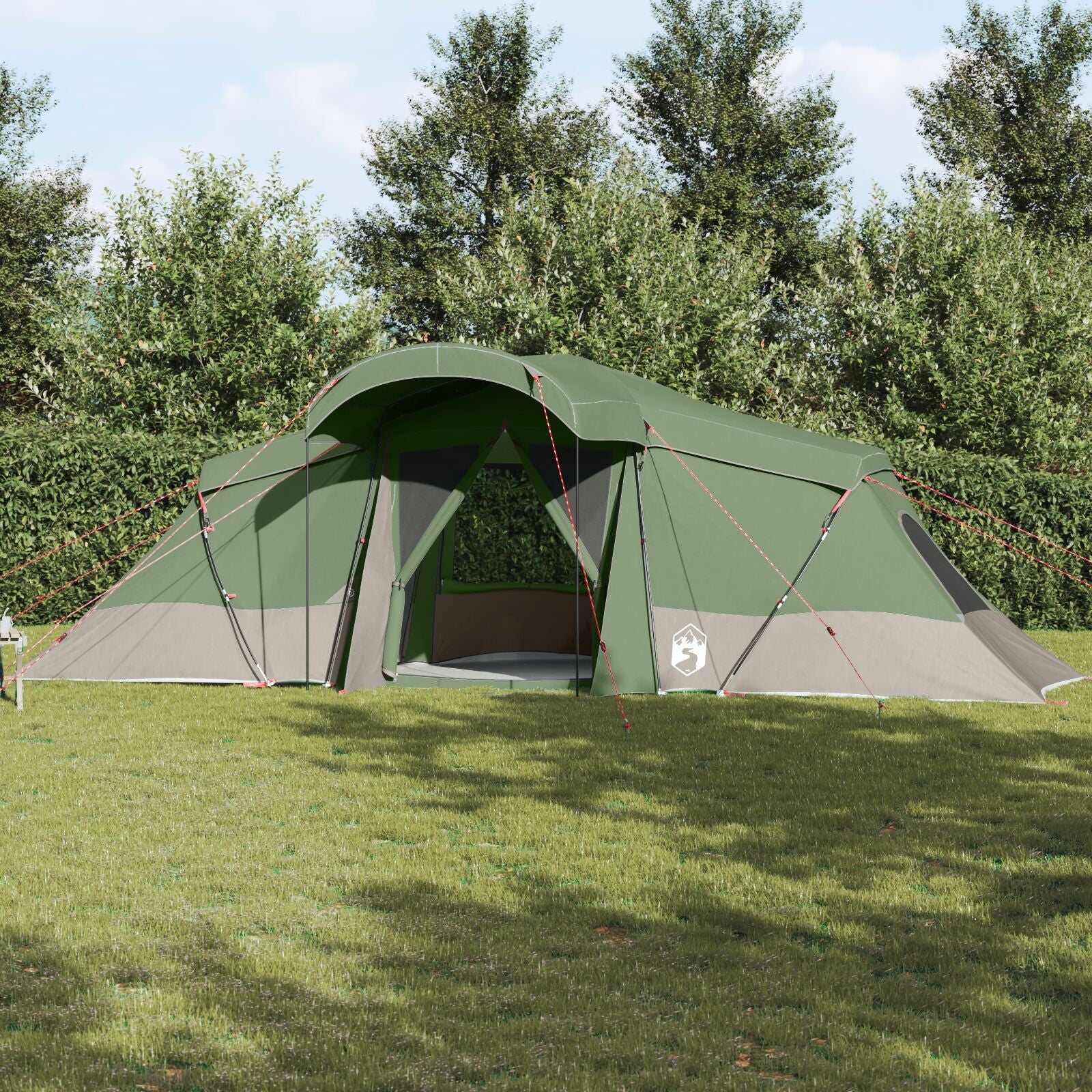 6 Person Green Dome Windows Family Tent Waterproof V4783 Vetonek