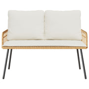 2-Piece Garden Dining Set with Natural Polyrattan Cushions V1402 Vetonek