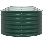 Huerto Elevado Verde 320x80x44 cm de Acero Galvanizado V3573 Vetonek