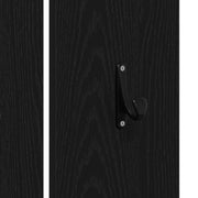 Set di mobili da ingresso in multistrato di rovere nero V5103 Vetonek