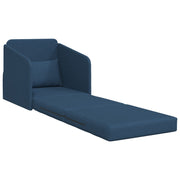 Sofá Cama de Suelo  2 en 1 Azul 65x80x83 cm Tela V5647 Vetonek