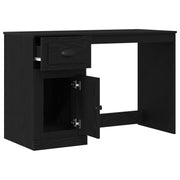 Bureau avec rangement chêne noir 50x115x75 cm aggloméré V2220 Vetonek