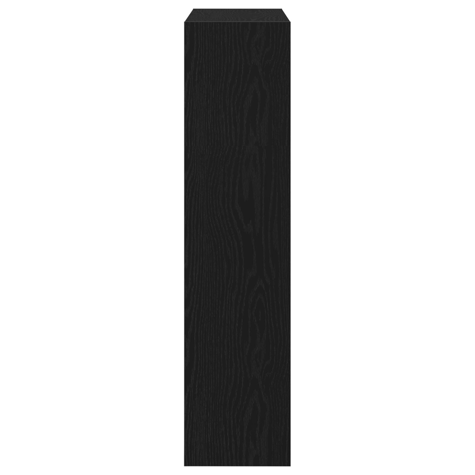 Zapatero con cajón flip Negro Roble 80x21x87,5 cm V9761 Vetonek