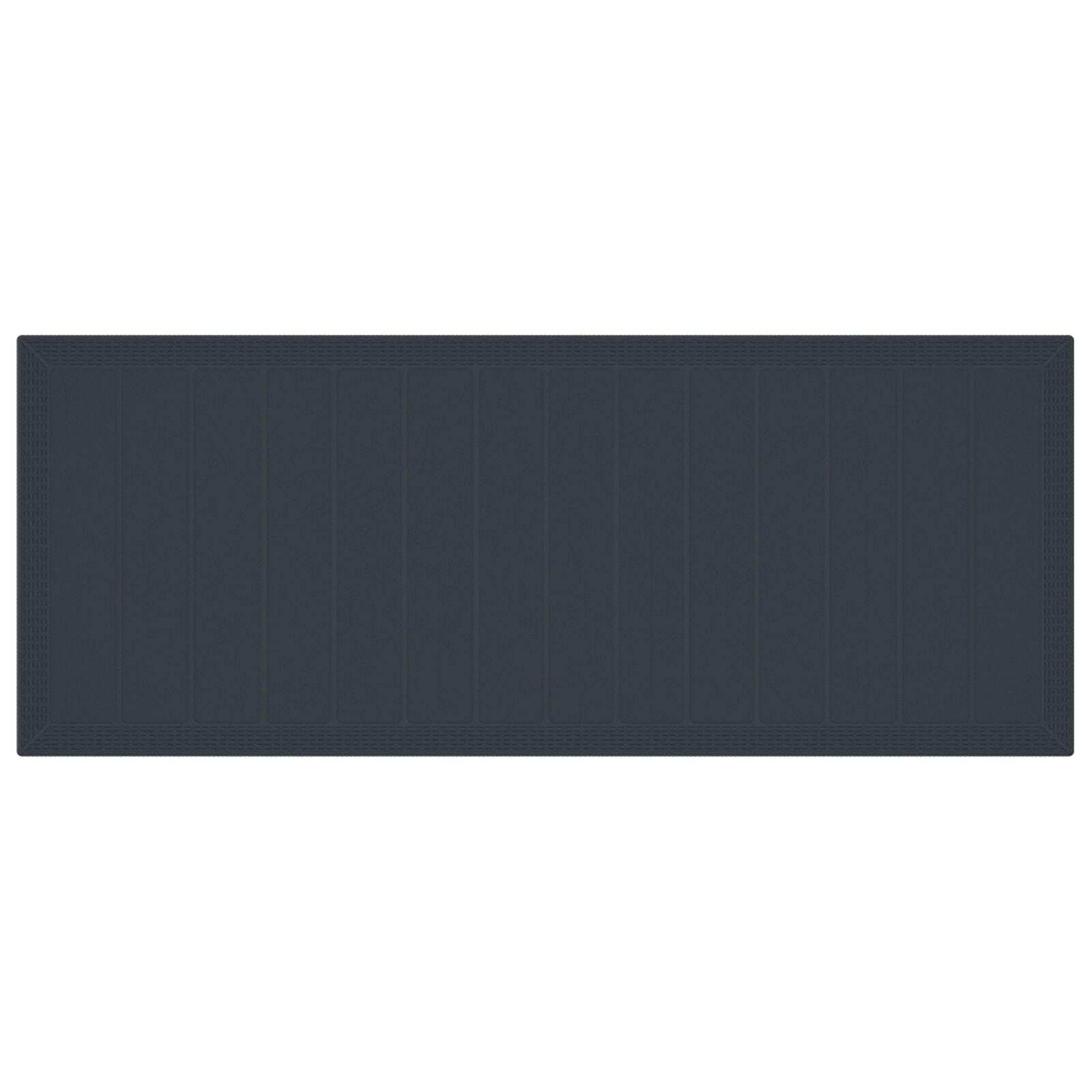 Conjunto de Comedor de Jardín de 11 Piezas con Cojines Antracita Poliratán V5472 Vetonek