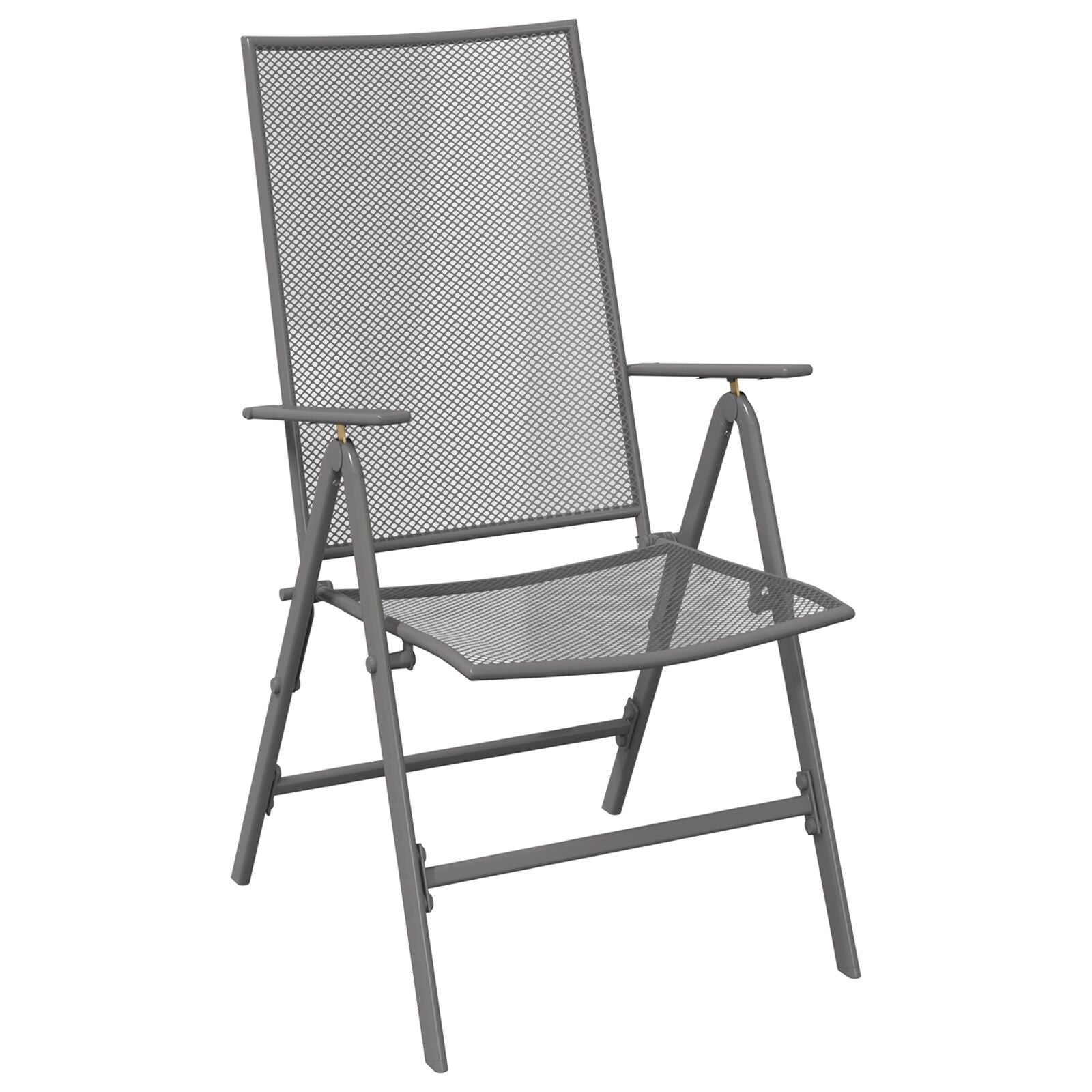 Conjunto de Comedor de Jardín de 3 Piezas  Acero Antracita V2165 Vetonek