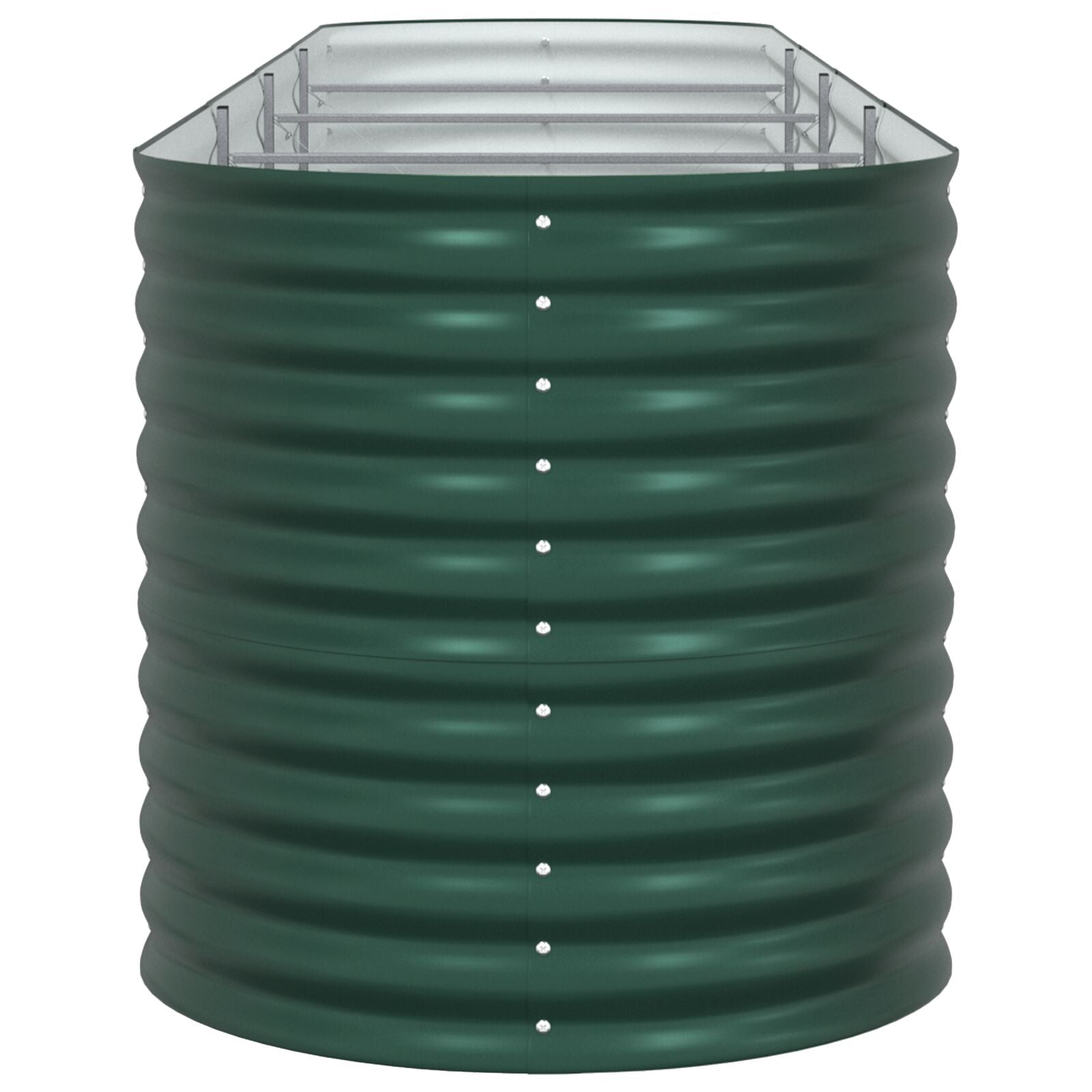 Huerto elevado Verde 400x80x81 cm Acero Galvanizado V3511 Vetonek