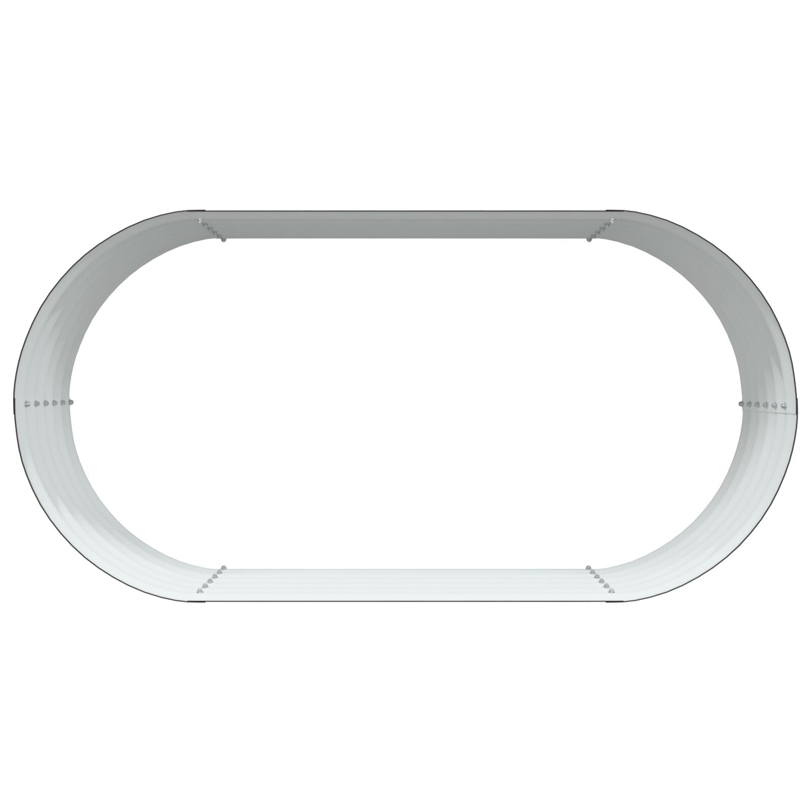 Huerto Elevado Marrón 160x80x44 cm de Acero Galvanizado V3696 Vetonek