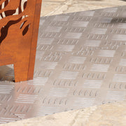 Plaques antidérapantes en aluminium 4 pièces 90x40 cm V7455 Vetonek