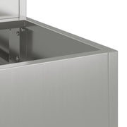 Macetero de Jardín en 2 Niveles , 100x60x45 cm, Hecho de Acero Galvanizado V9623 Vetonek