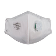 Mascarilla Dolomite plegable con válvula FFP3 (Pack 3) Blanco - Portwest P310