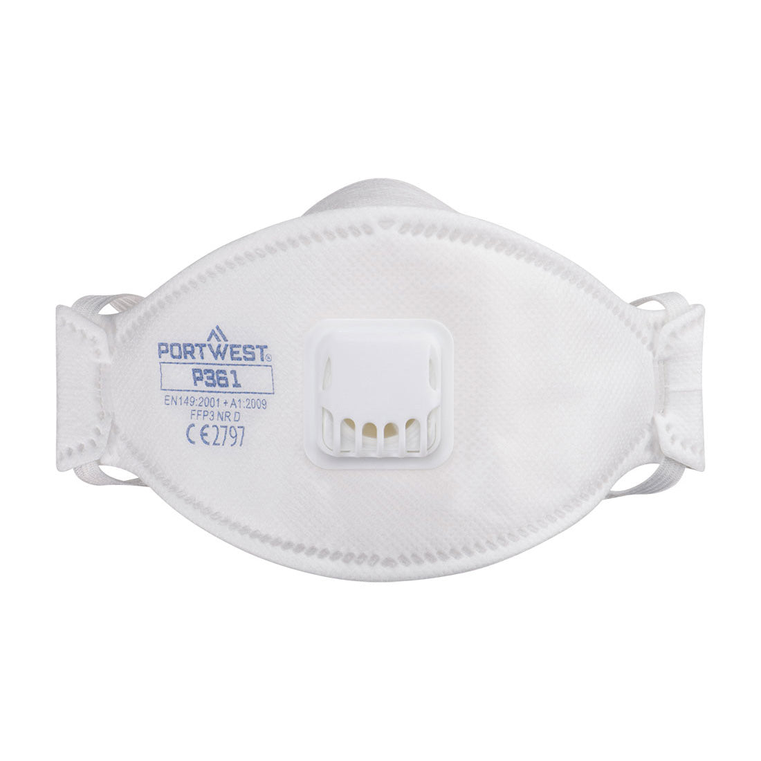 Mascarilla Trifold Valved Dolomite FFP3 (Pack 10) Blanco - Portwest P361