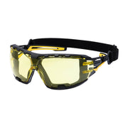 Gafas de seguridad Anthracite Wraparound Plus Ámbar - Portwest PR02