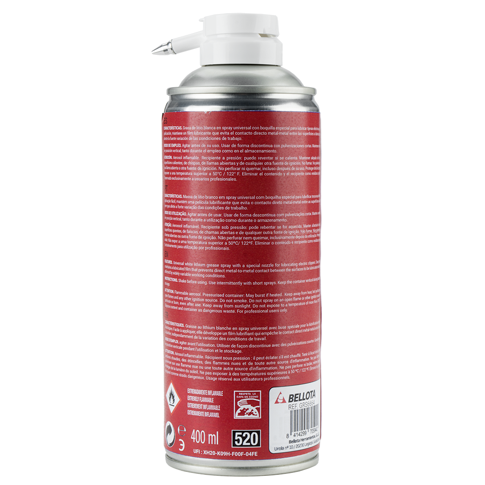 Grasa de litio Bellota GRS6664 con aplicador